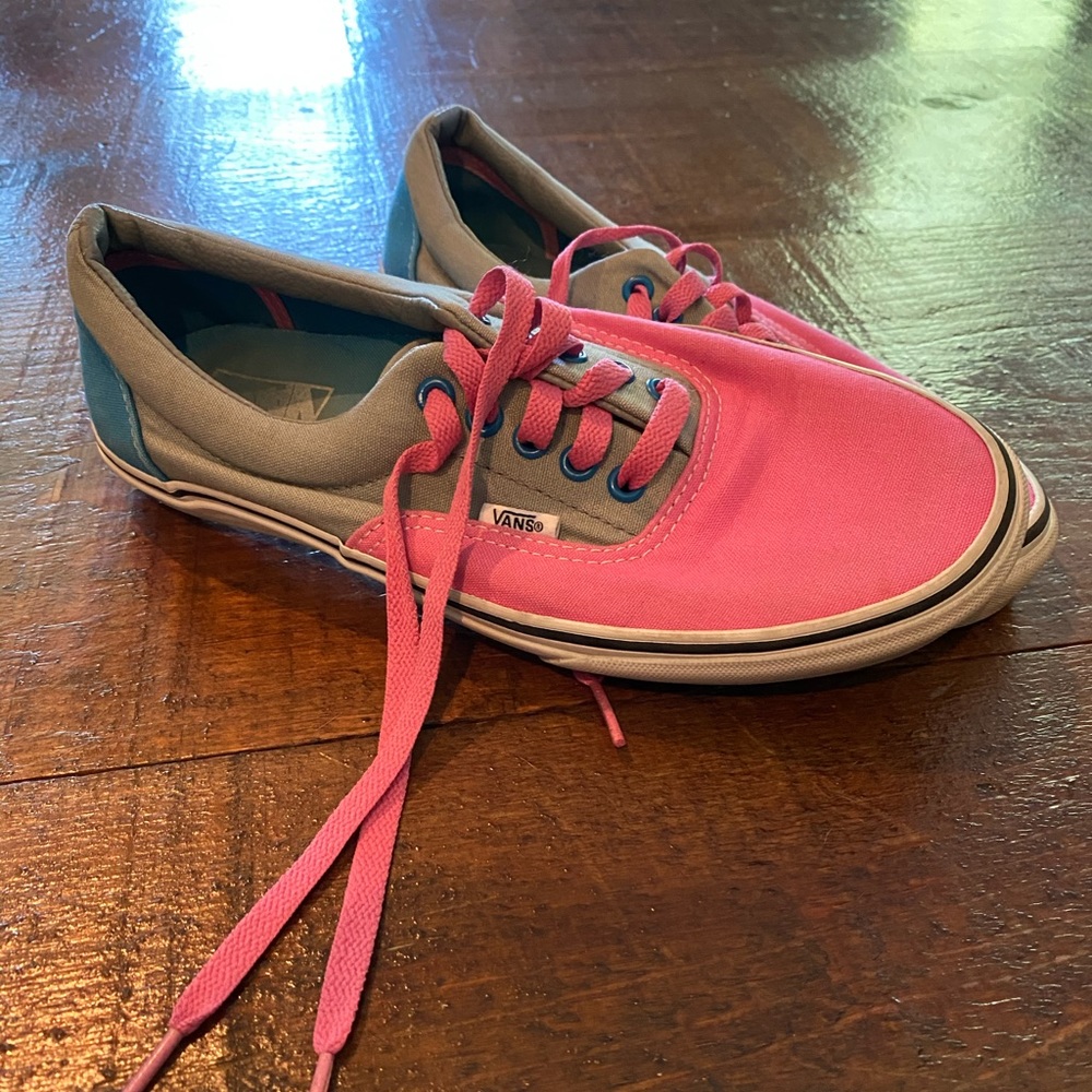 Pink and blue vans